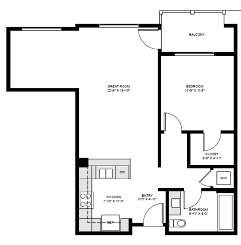 F Floor Plan at The Reserve La Mirada, La Mirada